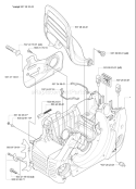 Page E Diagram and Parts List for 455 2005-01 Husqvarna Chainsaw