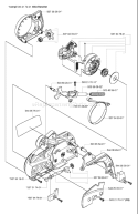 Page C Diagram and Parts List for 455E 455 E 2006-06 Husqvarna Chainsaw