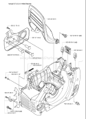 Page E Diagram and Parts List for 455E 455 E 2006-06 Husqvarna Chainsaw