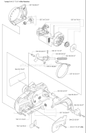 Page C Diagram and Parts List for 455E 455 E 2007-01 Husqvarna Chainsaw
