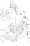 Part Location Diagram of 510065916 Husqvarna Crankcase