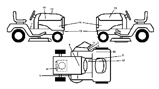 Decals Diagram and Parts List for GTH260TWIN (96041004502)(2008-09) Husqvarna Lawn Tractor