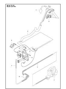 Part Location Diagram of 577976601 Husqvarna Ferrite Core