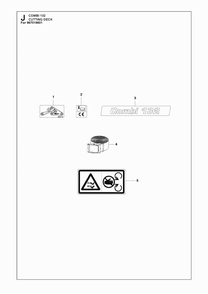 52-Inch/132cm Cutting Deck 2 Diagram and Parts List for C132 (961019501)(2012) Husqvarna Lawn Tractor Accessories