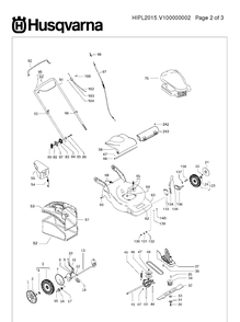 Part Location Diagram of 504591201 Husqvarna Blade Support