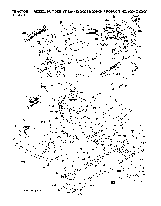 Chassis / Frame Diagram and Parts List for YTH20K4696045000405 2008-01 Husqvarna Lawn Tractor