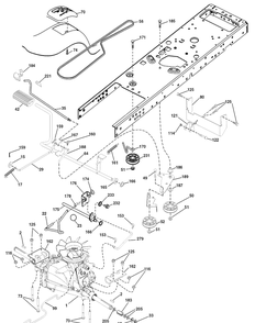 Part Location Diagram of 418219 Husqvarna Transaxle, Hydro Gear T2