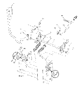 Mower Lift / Deck Lift Diagram and Parts List for GTH260TWIN (96041004502)(2008-09) Husqvarna Lawn Tractor