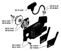 Page K Diagram and Parts List for 45 1988-02 Husqvarna Chainsaw