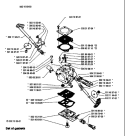 Page B Diagram and Parts List for 45 1988-02 Husqvarna Chainsaw