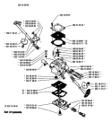 Page B Diagram and Parts List for 45 1988-05 Husqvarna Chainsaw