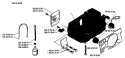 Page E Diagram and Parts List for 45 1988-05 Husqvarna Chainsaw
