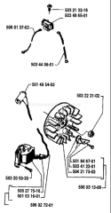 Part Location Diagram of 506031309 Husqvarna Flywheel, Cpl.