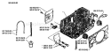 Page E Diagram and Parts List for 45 1989-06 Husqvarna Chainsaw