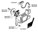 Page K Diagram and Parts List for 45 1990-06 Husqvarna Chainsaw