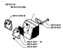 Page I Diagram and Parts List for 45 1990-06 Husqvarna Chainsaw