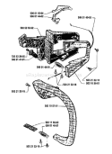 Page K Diagram and Parts List for 45 1991-06 Husqvarna Chainsaw