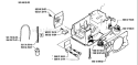 Page D Diagram and Parts List for 45 1991-06 Husqvarna Chainsaw
