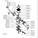 Page B Diagram and Parts List for 40 1995-06 Husqvarna Chainsaw