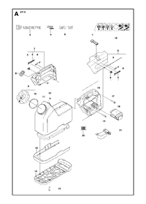 Part Location Diagram of 505142301 Husqvarna Handle