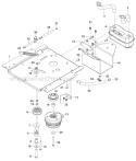Page B Diagram and Parts List for 460ZX  Husqvarna Lawn Mower