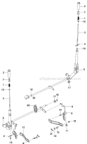 Page G Diagram and Parts List for 460ZX  Husqvarna Lawn Mower