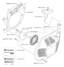Page K Diagram and Parts List for 455 2006-02 Husqvarna Chainsaw