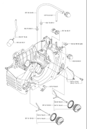 Page F Diagram and Parts List for 455 2006-02 Husqvarna Chainsaw