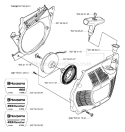 Part Location Diagram of 537308901 Husqvarna Cylinder Cover
