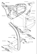 Page G Diagram and Parts List for 455 2006-06 Husqvarna Chainsaw