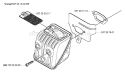 Page J Diagram and Parts List for 455E 455 E 2006-06 Husqvarna Chainsaw