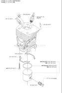 Part Location Diagram of 537245801 Husqvarna Gasket