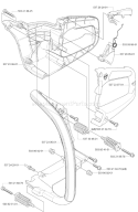 Part Location Diagram of 577908201 Husqvarna Handle Half, Right
