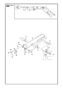 Part Location Diagram of 5048970-01 Husqvarna Bracket