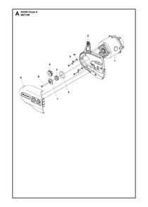 Part Location Diagram of 5887293-01 Husqvarna Motor