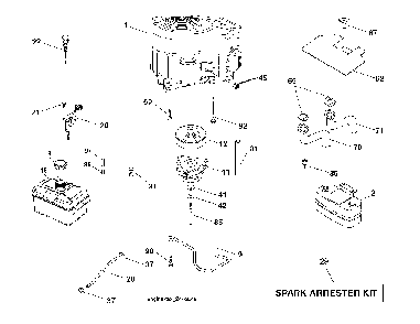 Engine Diagram and Parts List for LTH1842TWIN (96041005300, 960410053)(2007-03) Husqvarna Lawn Tractor