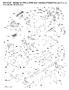 Chassis And Enclosures Diagram and Parts List for YTH200TWIN (96041006400)(2007-10) Husqvarna Lawn Tractor