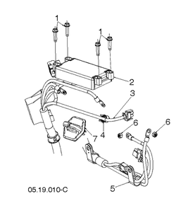 Part Location Diagram of 593084606 Husqvarna Control Unit Engine 369Cc Efi