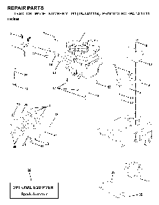 Engine Diagram and Parts List for YT180 (954140009A)(1997-01) Husqvarna Lawn Tractor