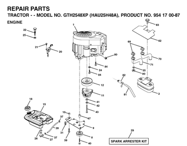 Part Location Diagram of 596532002 Husqvarna Disc