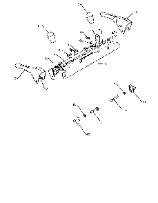 Control Panel And Discharge Chute Diagram and Parts List for 1830SB96193006501 2010-08 Husqvarna Snow Blower