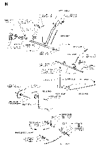 Controls Diagram and Parts List for RIDER1030BIOCLIP 1997-05 Husqvarna Lawn Tractor
