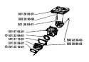 Page A Diagram and Parts List for 480 1987-11 Husqvarna Chainsaw