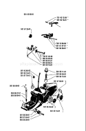 Page K Diagram and Parts List for 480 1987-11 Husqvarna Chainsaw