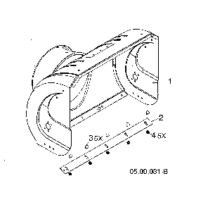 Auger housing Diagram and Parts List for 96193009703  Husqvarna Snow Blower