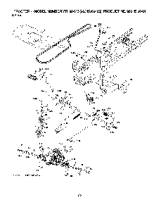 Drive Diagram and Parts List for YTH20K4696045000402 2007-07 Husqvarna Lawn Tractor