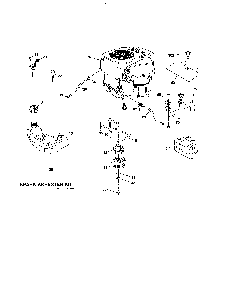 Engine Diagram and Parts List for YT48CS-96043022400  Husqvarna Lawn Tractor