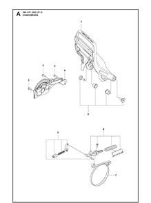 Part Location Diagram of 582213301 Husqvarna Screw
