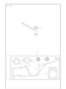 Tools Diagram and Parts List for K1270 (K1270 Rail)(2016-07) Husqvarna Table Saw Accessories