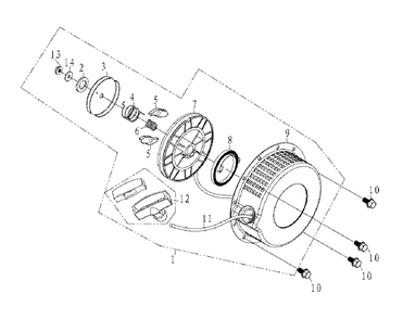 Part Location Diagram of 588499301 Husqvarna Handle